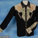 COWGIRL EMBROIDERED WESTERN BLOUSE, 1940s