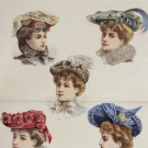 11 FRENCH FASHION PLATES, 1900-1903