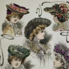 11 FRENCH FASHION PLATES, 1900-1903