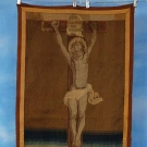 AUBUSSON TAPESTY PANEL OF CHRIST, 19th C