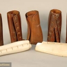 7 PR ENGLISH EQUESTRIAN LEGGINGS, 1940-1950s