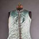 GENT'S BLUE SILK WAIST COAT, 1770-1780
