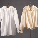 2 LADIES' COTTON SACQUES, EARLY 19TH C