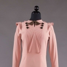 ORCHID SILK AFTERNOON DRESS, 1930s