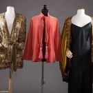 1 VELVET &amp; 2 SILK JERSEY GARMENTS, 1920s