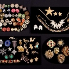 GROUP COSTUME JEWELRY, 1930-1960s