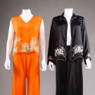 2 LADIES' SILK PJ SETS, CHINA, 1930s