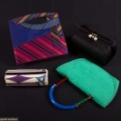 4 DESIGNOR HAND BAGS, 1965-1980s