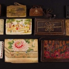 12 TOOLED LEATHER BAGS &amp; WALLETS, 1900-1920