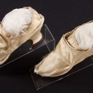 LADY'S SILK LATCHET SHOES, mid- 18TH C