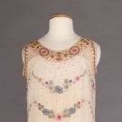 BEADED PALE PINK PARTY DRESS, 1920s