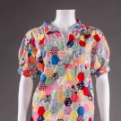 COLORFUL PIECED QUILT BEACH PJs, 1930s