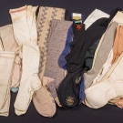 LADIES &amp; MEN'S STOCKINGS, SOCKS &amp; HOSIERY, 19TH-EARLY 20TH C