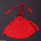 7 RED, SILVER &amp; BLACK BEADED BAGS, 1900-1920s