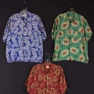 THREE MENS HAWAIIAN SHIRTS, 1940s