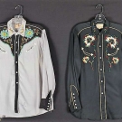 FIVE LADIES WESTERN STYLE SHIRTS, 1940-1990