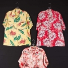 THREE MENS HAWAIIAN SHIRTS, 1950s