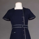 NAVY COURREGES DRESS, FRANCE, 1960s