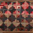 LOG CABIN QUILT, c. 1895