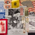 WOVEN AMERICANA &amp; 14 BOLTS OF FABRIC