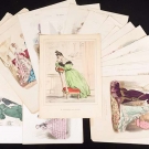 GROUP OF FASHION PLATES, 1830-1870
