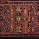DECORATIVE WOOL SCATTER RUG, EARLY 20TH C.