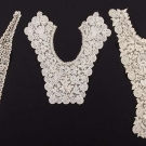 3 HANDMADE HONITON LACE BODICE INSERTIONS