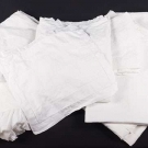 17 PIECES BED LINENS, c. 1900