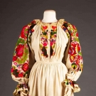 EMBROIDERED REGIONAL DRESS, HUNGARY, EARLY 20TH C