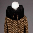 JEANNE LANVIN WOOL WINTER COAT, PARIS, 1930s