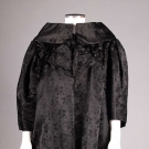SCHIAPARELLI SILK DAMASK EVENING COAT, PARIS, 1950s