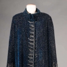 BEADED VELVET EVENING COAT, c. 1928