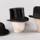 HOMBURG, TOP HAT &amp; BOWLER, EARLY 20th C