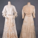 TWO LACE TEA GOWNS, c. 1905