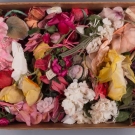 GROUP DEADSTOCK SILK FLOWERS, EARLY-MID 20TH C