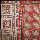 TWO QUILTS, INDIA, & TWO IKAT PANELS, CENTRAL ASIA, MID 20TH C