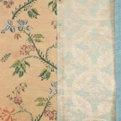 FOUR WOVEN SILK FABRIC REMNANTS, 18TH -19TH C