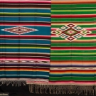 TWO WOVEN WOOL SERAPES, MEXICO, MID 20TH C