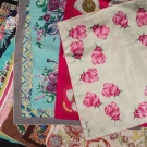 TWENTY FIVE SILK SCARVES, 20TH C