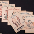 SEVEN "MODE PRATIQUE" FASHION MAGAZINES, FRANCE, 1923-1928