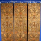 EMBROIDERED PANELS, 19th C