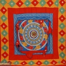 INDIAN SHAMIYANA OR STALL COVER, 20TH C
