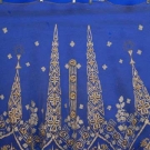 METALLIC NET OVERSKIRT, c. 1890