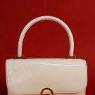 HERMES PATENT LEATHER HANDBAG, LATE 20th C