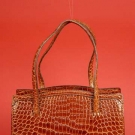FRENCH ALLIGATOR HANDBAG, 1970s