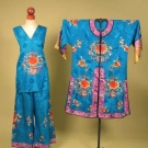 EMBROIDERED CHINESE PJ SET, 1930s