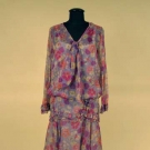 NASTURTIUM PRINT CHIFFON DRESS, 1927-1930