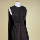 PAULINE TRIGERE BLACK COCKTAIL DRESS, 1950s