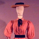 WOVEN COTTON DAY DRESS, c. 1894