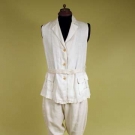 MAN'S LINEN GOLF OUTFIT, AMERICA EARLY 20th C